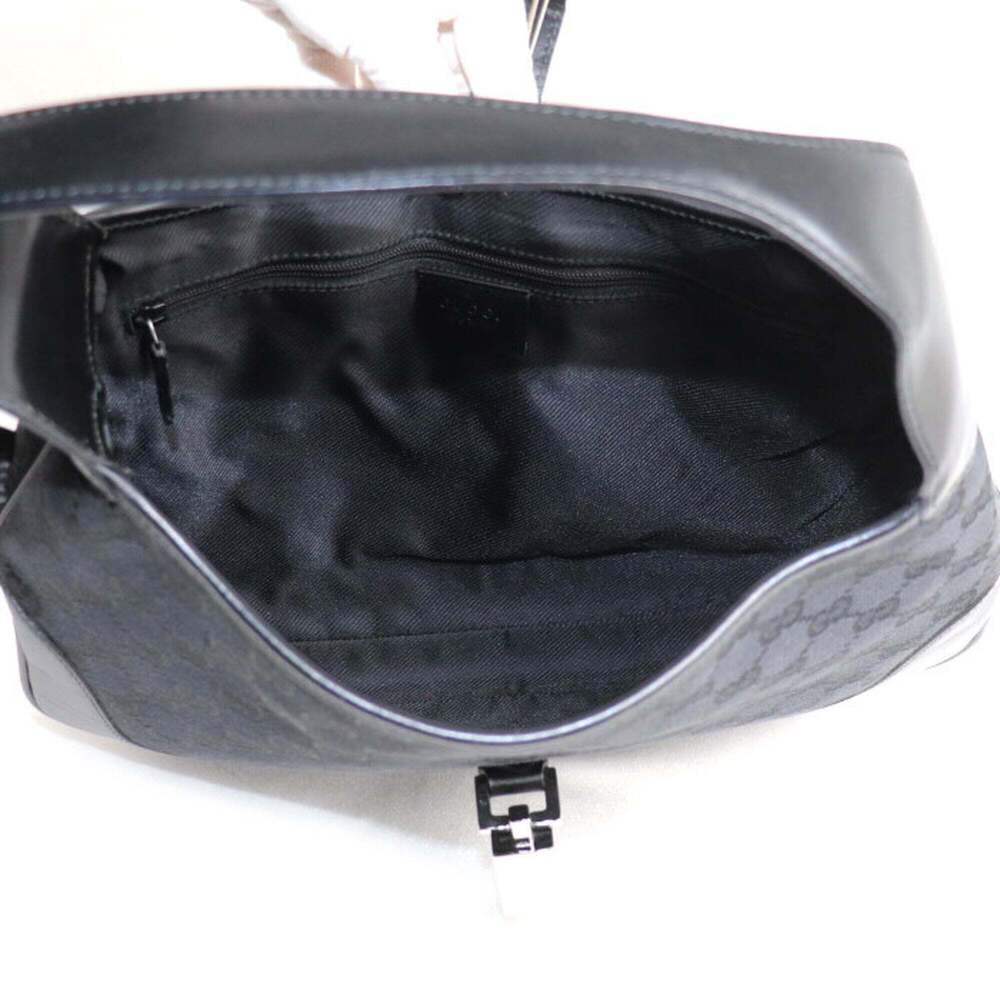 GUCCI Black Canvas Jackie Shoulder Bag - Picture 4 of 7